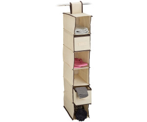 Relaxdays Hängeregal Stoff, 6 Fächer, beige (10033968_0) ab 43,15 € (Oktober 2026)