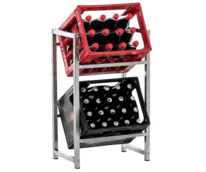 CLP Lennert Getränkekistenständer für 2 Kisten, Metall, edelstahl (151461901) ab 59,90 € (Oktober 2026)