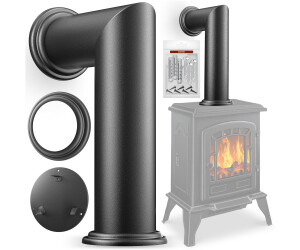 Kesser Ofenrohr-Attrappe für Elektrokamin, Metall, schwarz (38803) ab 41,80 € (Oktober 2026)
