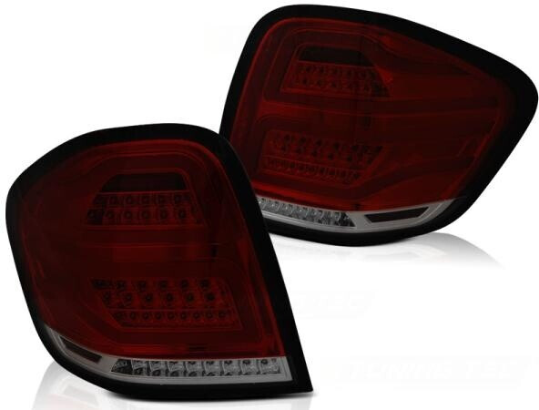Tuning-Tec Feux arrière Lightbar, full LED, rouge/fumée, Classe M ML ...