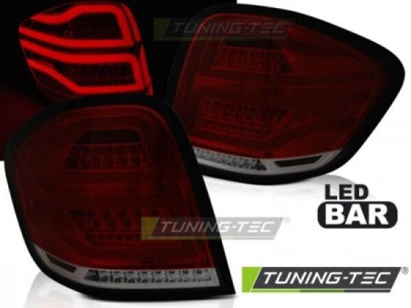 Tuning-Tec Feux arrière Lightbar, full LED, rouge/fumée, Classe M ML ...
