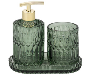 eluno BURANO Bad-Accessoires-Set 3-tlg., Glas, grün (93001-V) ab 29,99 € (Oktober 2026)