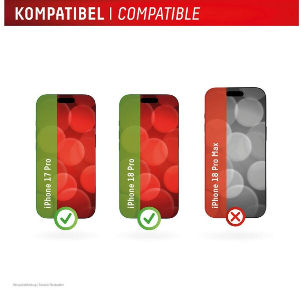 Displex Premium Glass MM Displayschutzglas für iPhone 17 Pro/18 Pro (02313), Bild 8