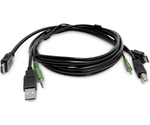 StarTech Cable KVM HDMI USB 2.0, Audio 3,5mm, 1,8m (SKHDMMKVM-06-TAA ...