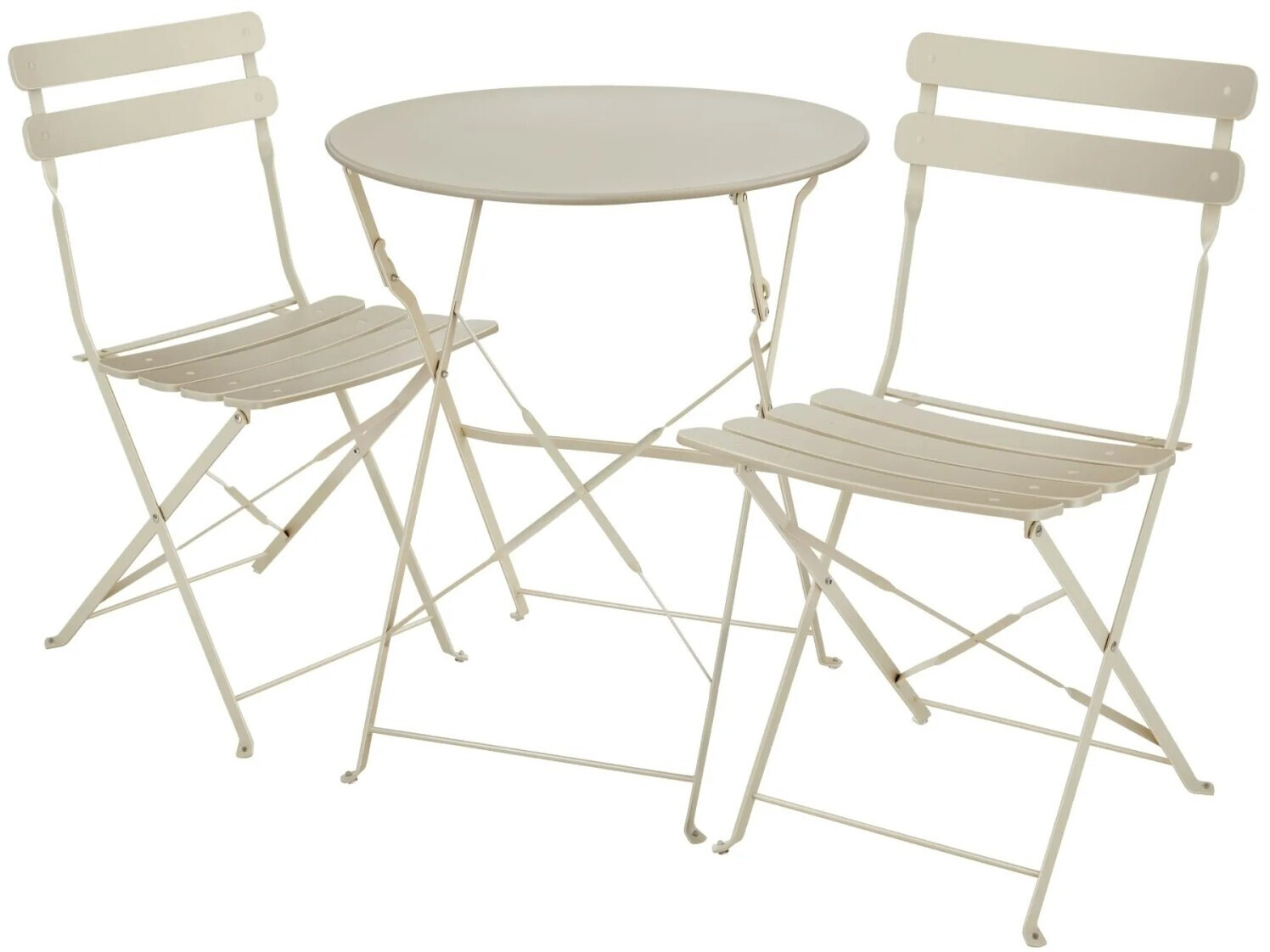 TecTake Ensemble table et chaises bistrot pour 2, pliable, structure en ...