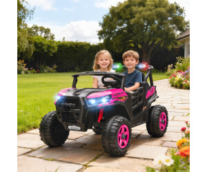 Buy AIYAPLAY Ride-On Electric Truck 2-Seater 24V, pink, with Remote ...