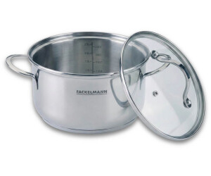 Fackelmann Kochtopf mit Deckel Lara Ø20cm 2,5L Edelstahl (66293) ab 23,99 € (Oktober 2026)