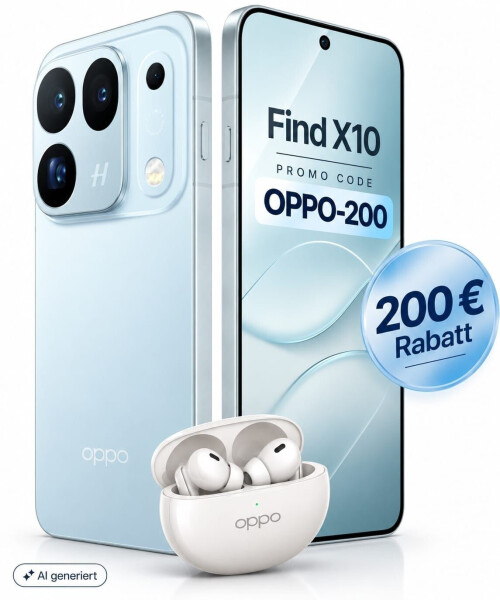 OPPO Find X10 12GB 512GB Glacier Blue, Bild 6