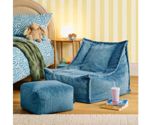 Icon Alto Cord Sitzsack Kinder mit Hocker, blau (EU1KALTOFSTJC033) ab ...