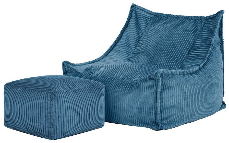 Icon Alto Cord Sitzsack Kinder mit Hocker, blau (EU1KALTOFSTJC033) ab ...