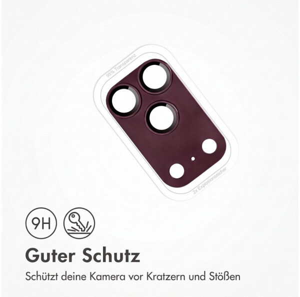 imoshion Kamera-Schutzglas 2er-Pack für Apple iPhone 18 Pro / 17 Pro, bordeauxviolett (SH00099740), Bild 2