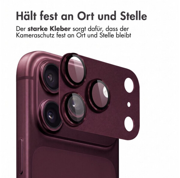 imoshion Kamera-Schutzglas 2er-Pack für Apple iPhone 18 Pro / 17 Pro, bordeauxviolett (SH00099740), Bild 3