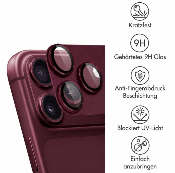 imoshion Kamera-Schutzglas 2er-Pack für Apple iPhone 18 Pro / 17 Pro, bordeauxviolett (SH00099740), Bild 7