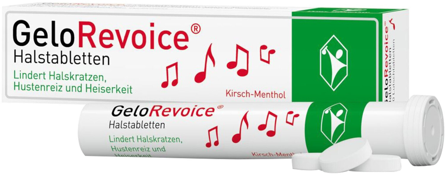 Gelorevoice Comprimés Pour La Gorge Kirsch-Menthol - Boîte De 20 - Neuf - PZN01712470