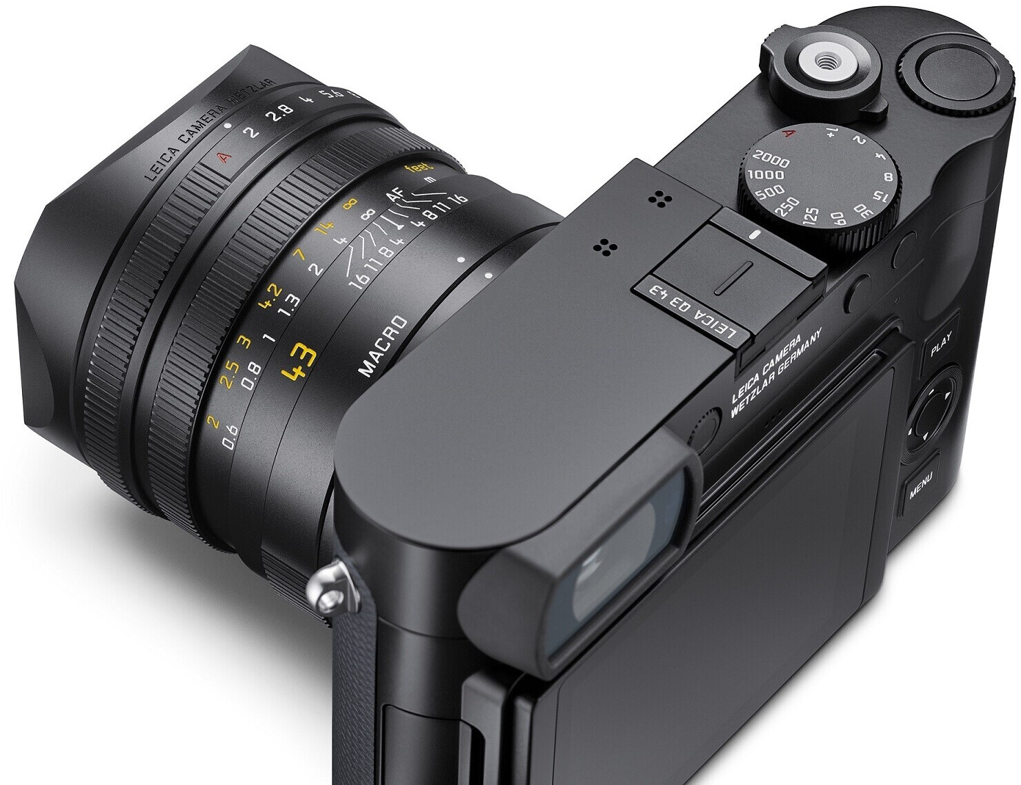 Digital Camera Frame Sizes Buy Leica Camera Q3 43 Black from £5,890.00 (October 2026) – Best Deals ...
