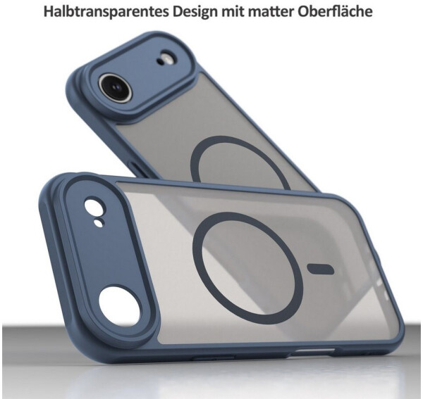 Betterfon Magnetisches Matte Case kratzfest für Apple iPhone 17 Air Blau, Bild 5