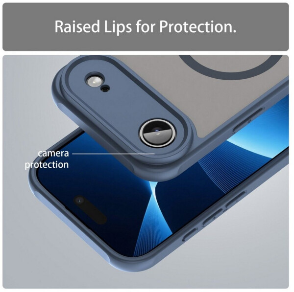 Betterfon Magnetisches Matte Case kratzfest für Apple iPhone 17 Air Blau, Bild 7