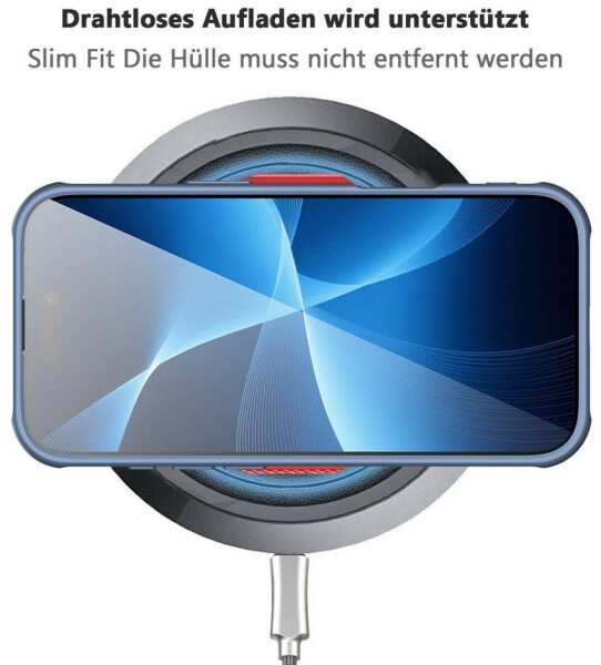 Betterfon Magnetisches Matte Case kratzfest für Apple iPhone 17 Air Blau, Bild 8
