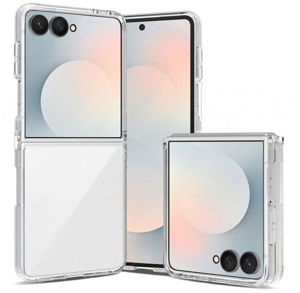 Transparent Case Tech Tech-Protect Handyhülle FlexAir Hybrid für Samsung Galaxy Z Flip8 ...