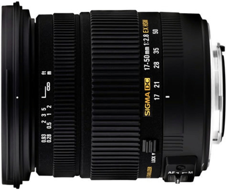 Sigma 17-50 mm F2.8 EX DC OS HSM Lens - 77 mm Filter Thread