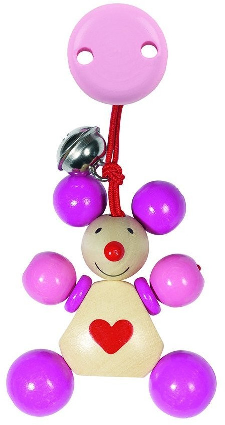 Heimess Clip souris rose