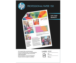 HP Fotopapier Professional Foto-Laserpapier weiß A4 150 g/qm 