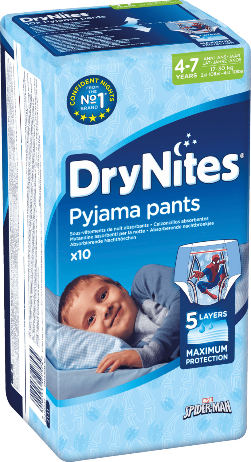 Huggies DryNites garçon 4-7 ans 10 couches