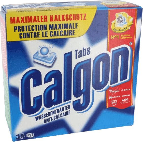 Calgon, antical lavadora y elimina malos olores, formato pastillas