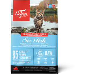 orijen six fish katzen trockenfutter 340g ab 6 49 preisvergleich bei idealo de