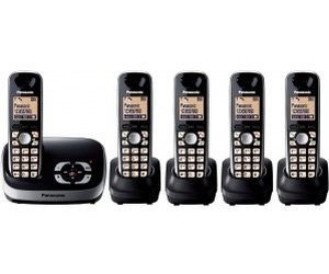 Panasonic Téléphone sans fil KX-TG6521GB avec répondeur Noir (import  Allemagne) : : High-Tech