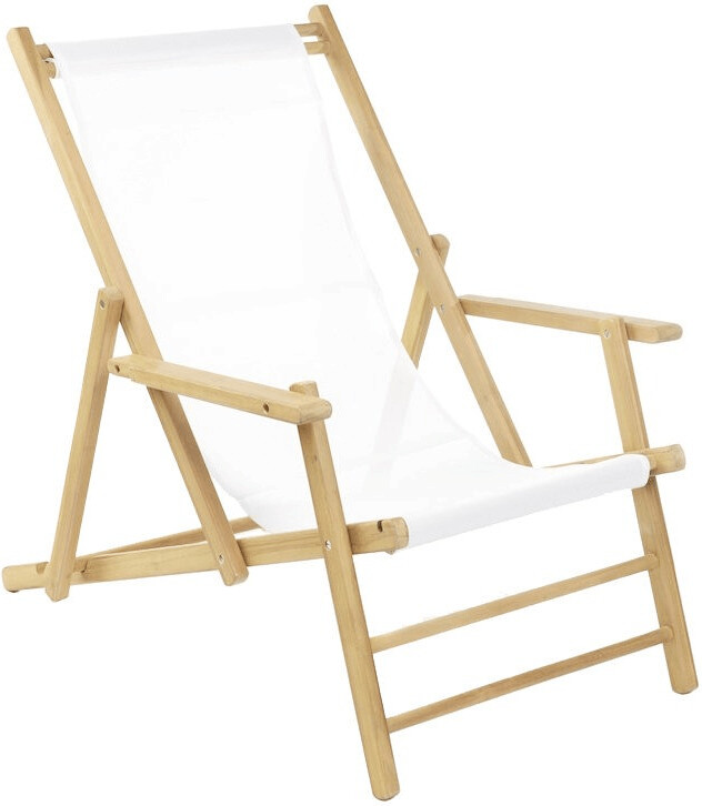 Jan Kurtz Chaise longue pliable en teck