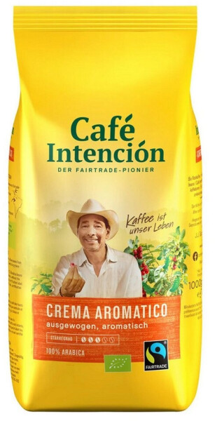 Cafe Intencion Bio Caffè Crema Bohnen (1kg), Bild 4