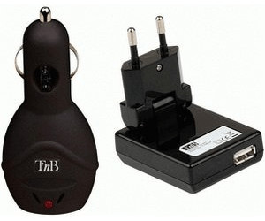 T'nB - chargeur allume-cigare pour smartphone - 2 USB Pas Cher