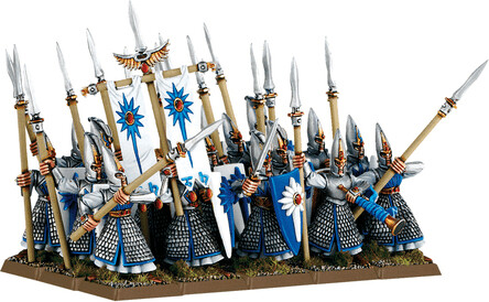 Warhammer Les Haut Elfes - Régiment de guerriers Hauts Elfes