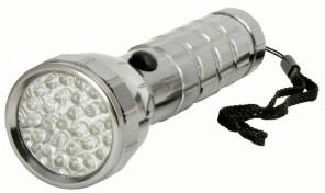 Arcas Lampe de poche Aluminium 28 LED