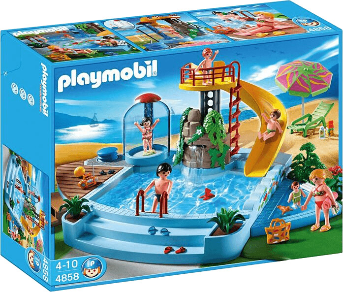 Playmobil Pool With Water Slide (4858)