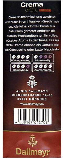 Dallmayr Crema d'Oro intensa Bohnen (1 kg), Bild 7