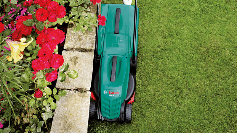 Bosch rotak 32r electric store rotary lawn mower
