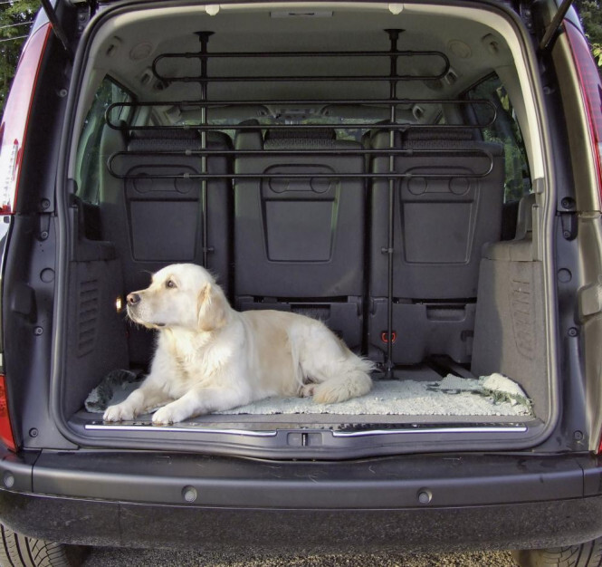PawHut – grille de sécurité de voiture pour chiens, réglable en