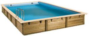 Ubbink Linéa 650 x 350 x 140 cm Liner bleu (7504761)