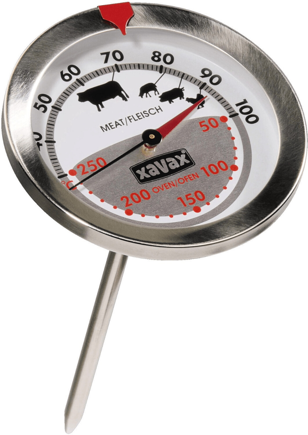 Thermomètre à viande à rôtir T731 Va au four Grand visage facile à