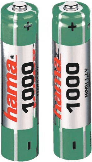 Hama 2x AAA / HR03 1000mAh NiMH-Accus