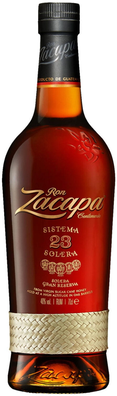 Ron Zacapa 23 Solera Gran Reserva 40% ab 26,00 € (Februar 2024 Preise) |  Preisvergleich bei