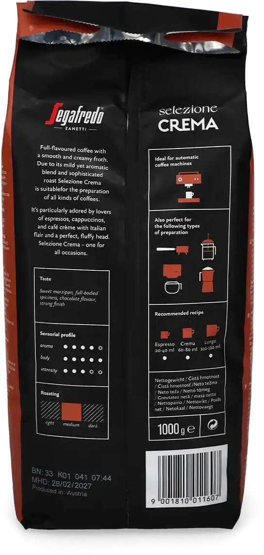 Segafredo Segafredo Selezione Crema Bohnen (1 kg) - view 7