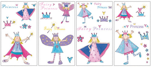 RoomMates Sticker princesses