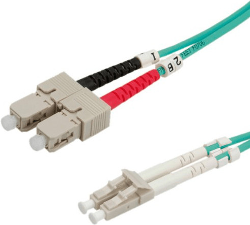 Roline LWL Cable Duplex LC/SC 50/125 OM3 1m