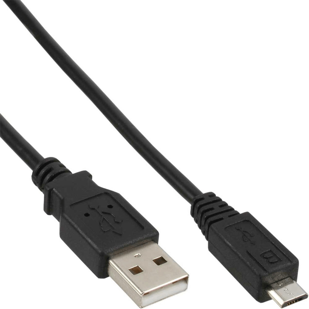 Kabel USB 2.0 Micro-B Buchse zum Einbau > USB 2.0 Micro-B Stecker 25 cm