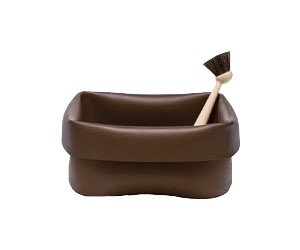 Washing Up Bowl Spülbecken mit Bürste Schwarz Normann Copenhagen