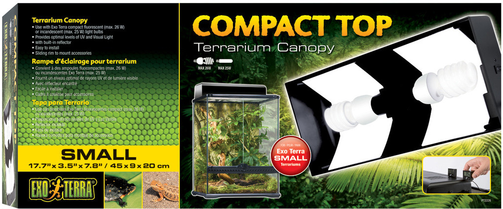 Exo Terra Compact Top S 45 x 9 x 20 cm (PT2226)