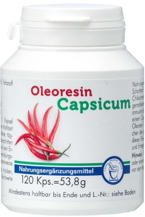 Pharma Peter Oleoresin Capsicum Kapseln (120 Stk.) ab € 16,22